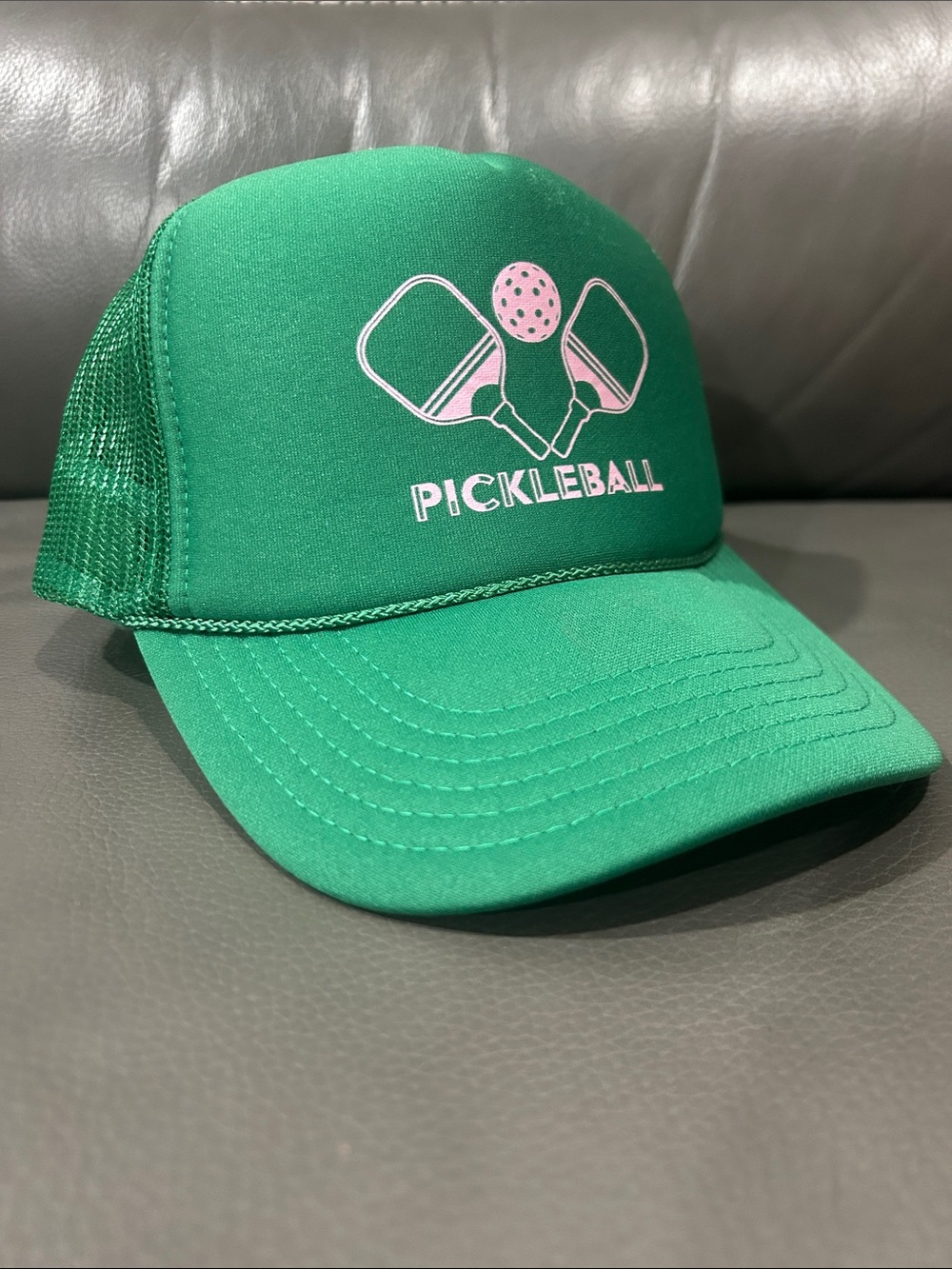 Otto Pickleball Green SnapBack Trucker Hat OSFM NWOT